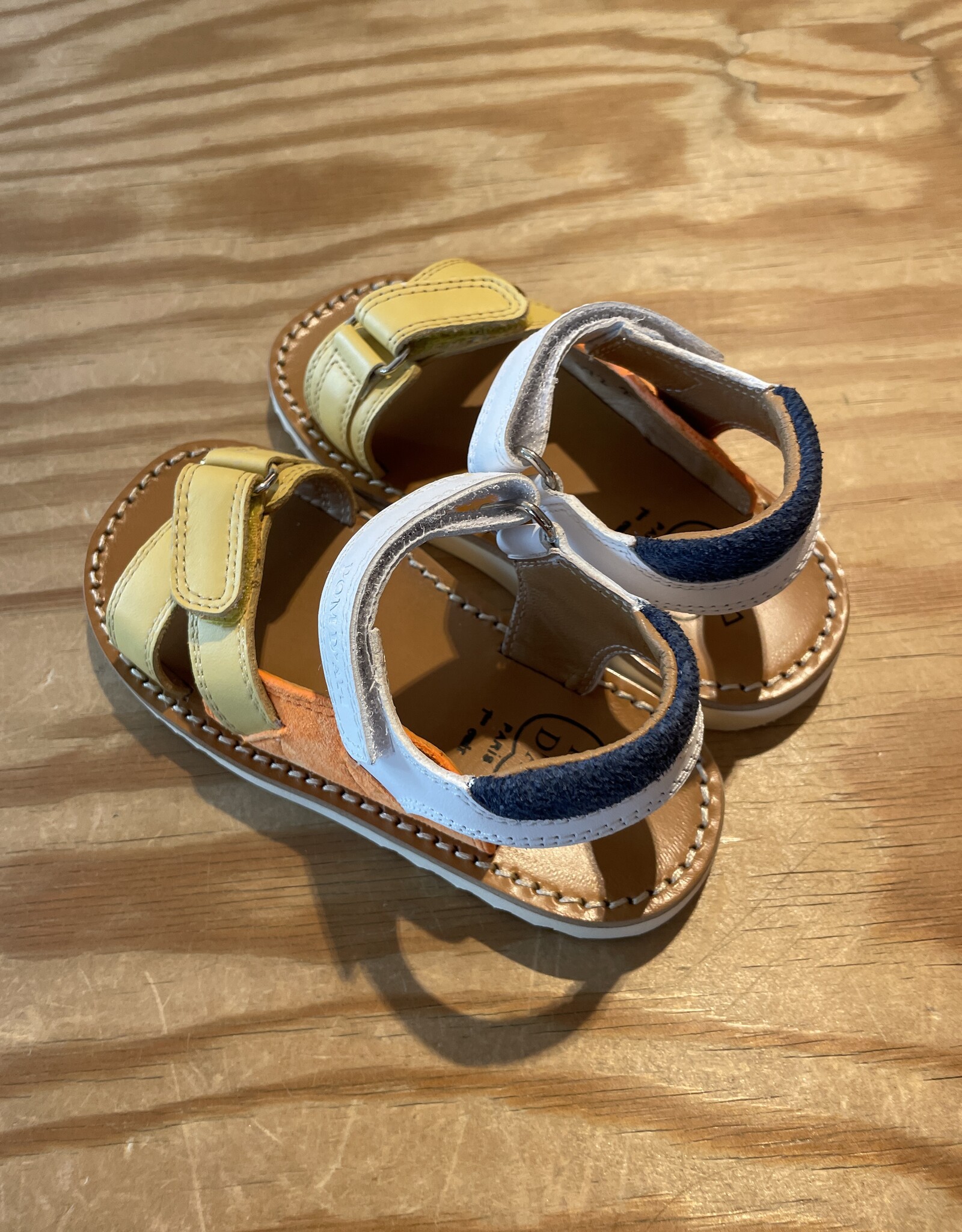 POM D'API POM D'API WAFF JIMY NAPPA ORANGE BLANC