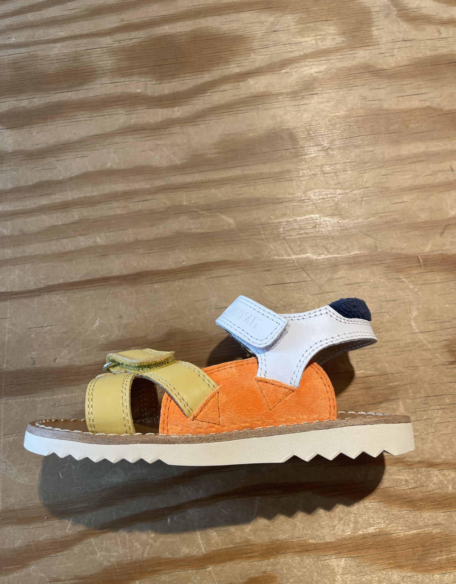 POM D'API POM D'API WAFF JIMY NAPPA ORANGE BLANC