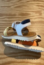 POM D'API POM D'API WAFF JIMY NAPPA ORANGE BLANC