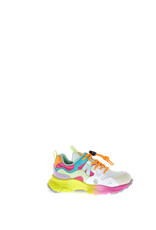 FLOWER MOUNTAIN FLOWER MOUNTAIN YAMANO  NUANCED SOLE BEIGE-WHITE-FUCHSIA