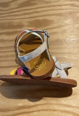 POM D'API POM D'API PLAGETTE SANDALEN MET GESP OTO MUESTRA SILVER MULTI