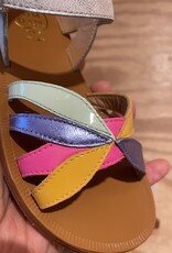 POM D'API POM D'API PLAGETTE SANDALEN MET GESP OTO MUESTRA SILVER MULTI