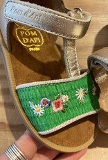 POM D'API POM D'API POPPY SANDALEN MET VELCRO AIR NATUR MENTHE