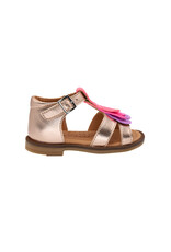 ROMAGNOLI ROMAGNOLI sandalen LAMINATO NATURALE