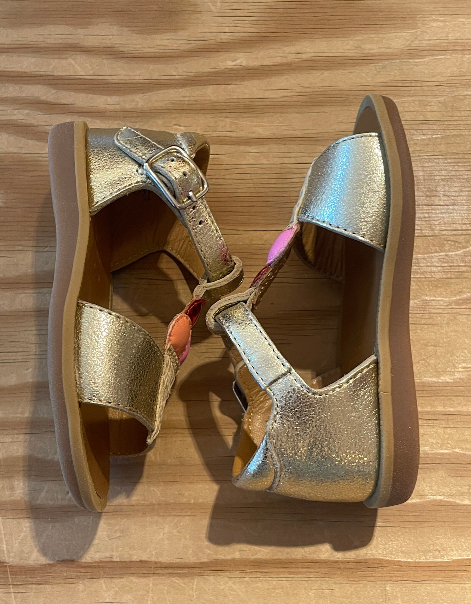 POM D'API POM D'API POPPY ICE CREAM SANDALEN MET GESP LAM CHAM MULTI