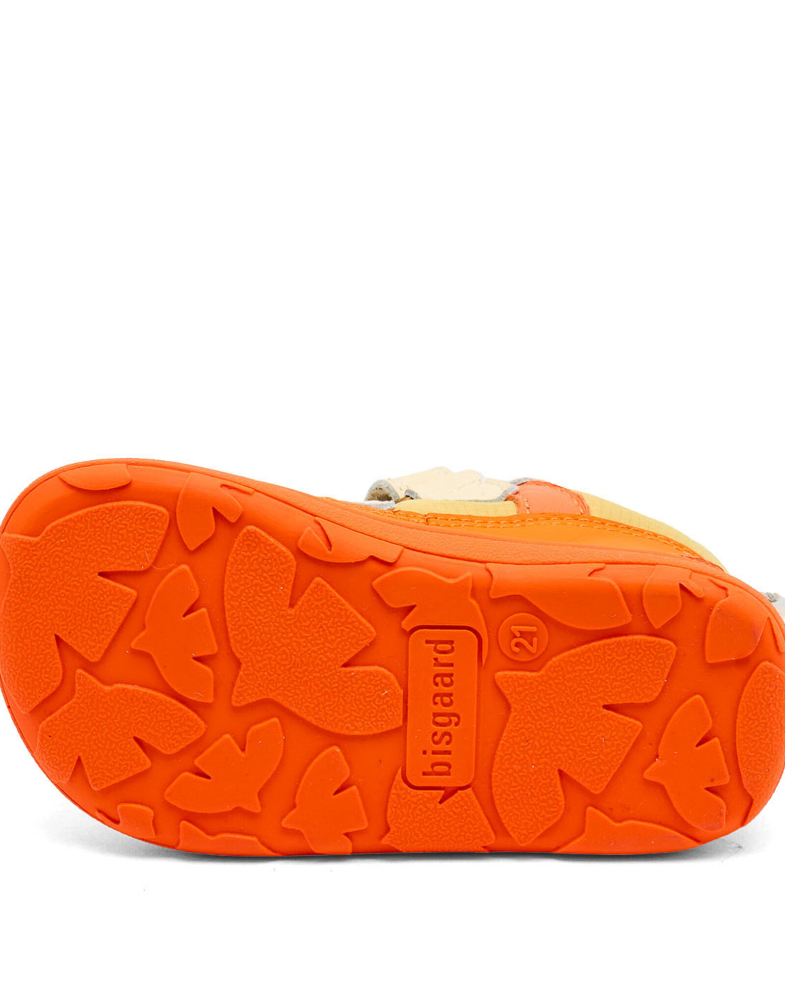 BISGAARD BISGAARD ELROY lederen barefoot sneakers orange