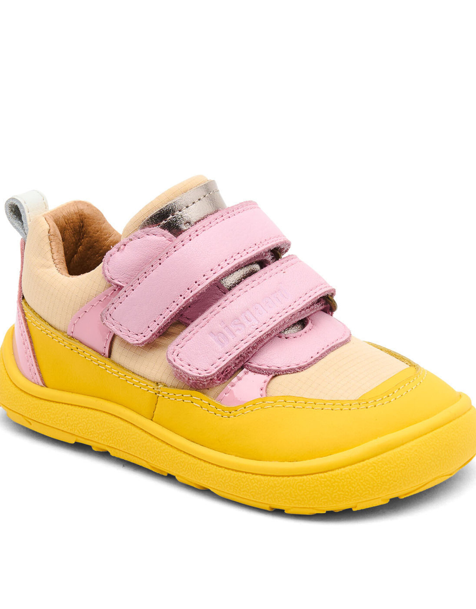 BISGAARD BISGAARD ELROY lederen  barefoot sneaker LEMON