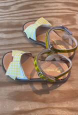 RONDINELLA RONDINELLA sandalen met velcro YELLOW VICHY