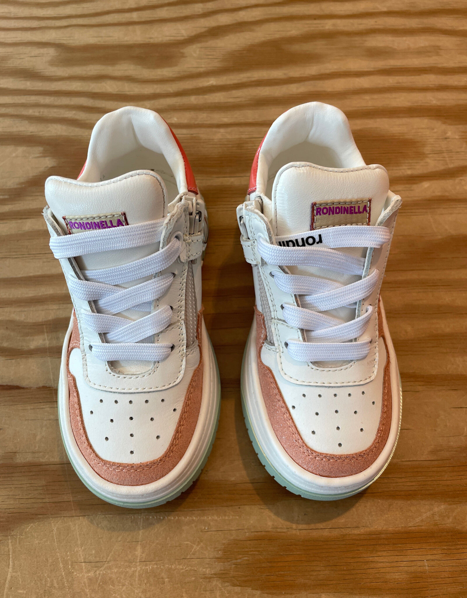 RONDINELLA RONDINELLA lederen sneakers ROSA