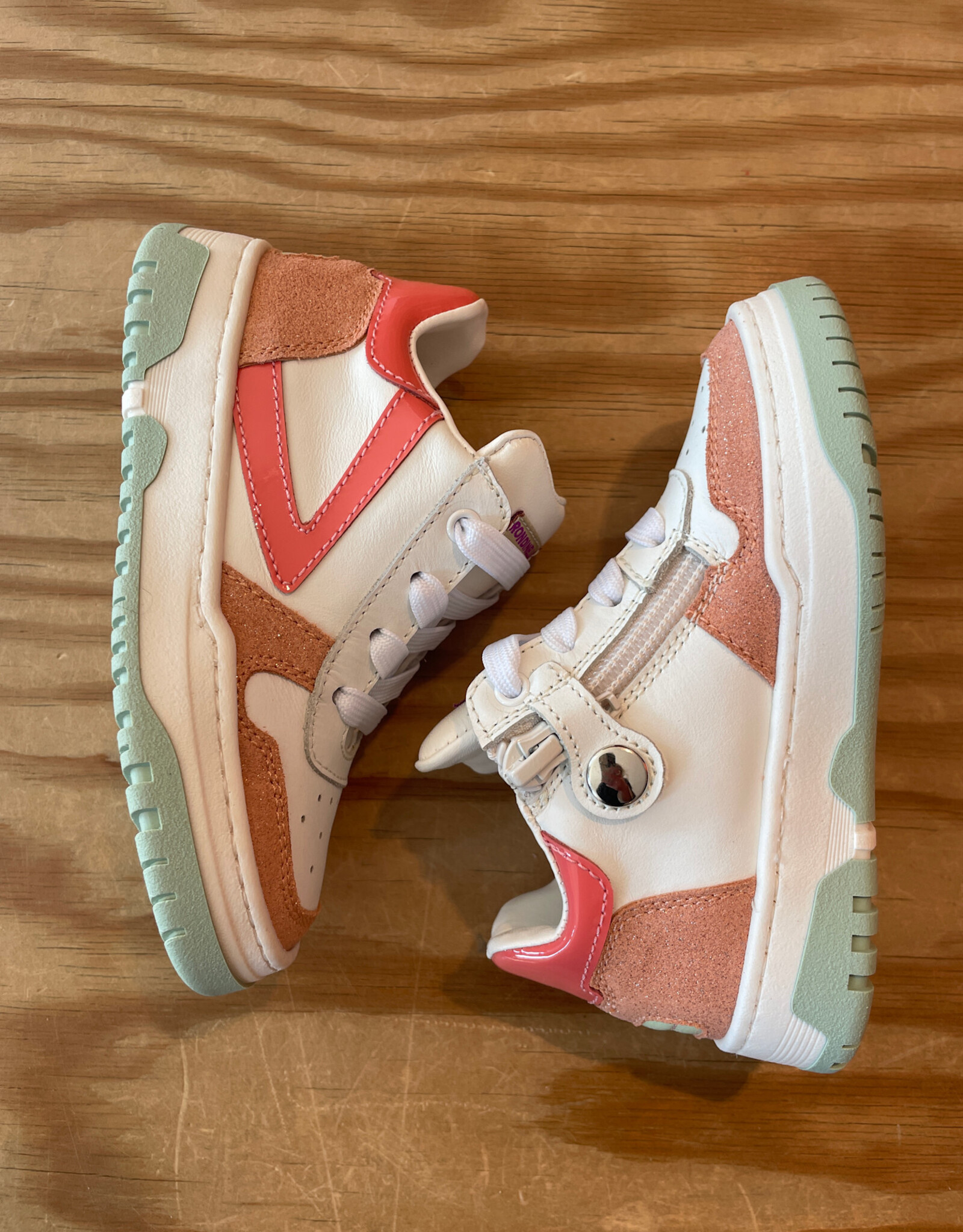 RONDINELLA RONDINELLA lederen sneakers ROSA