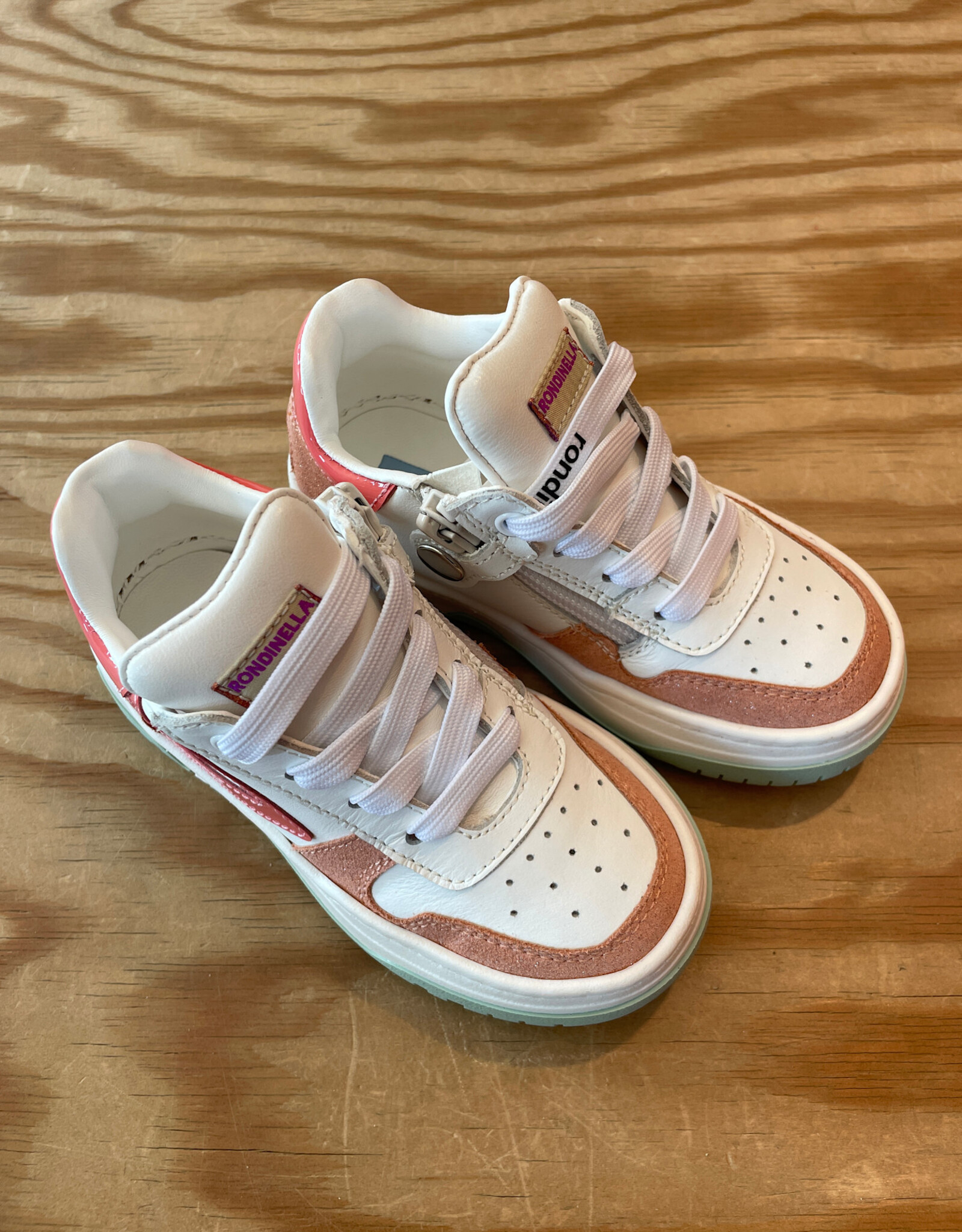 RONDINELLA RONDINELLA lederen sneakers ROSA