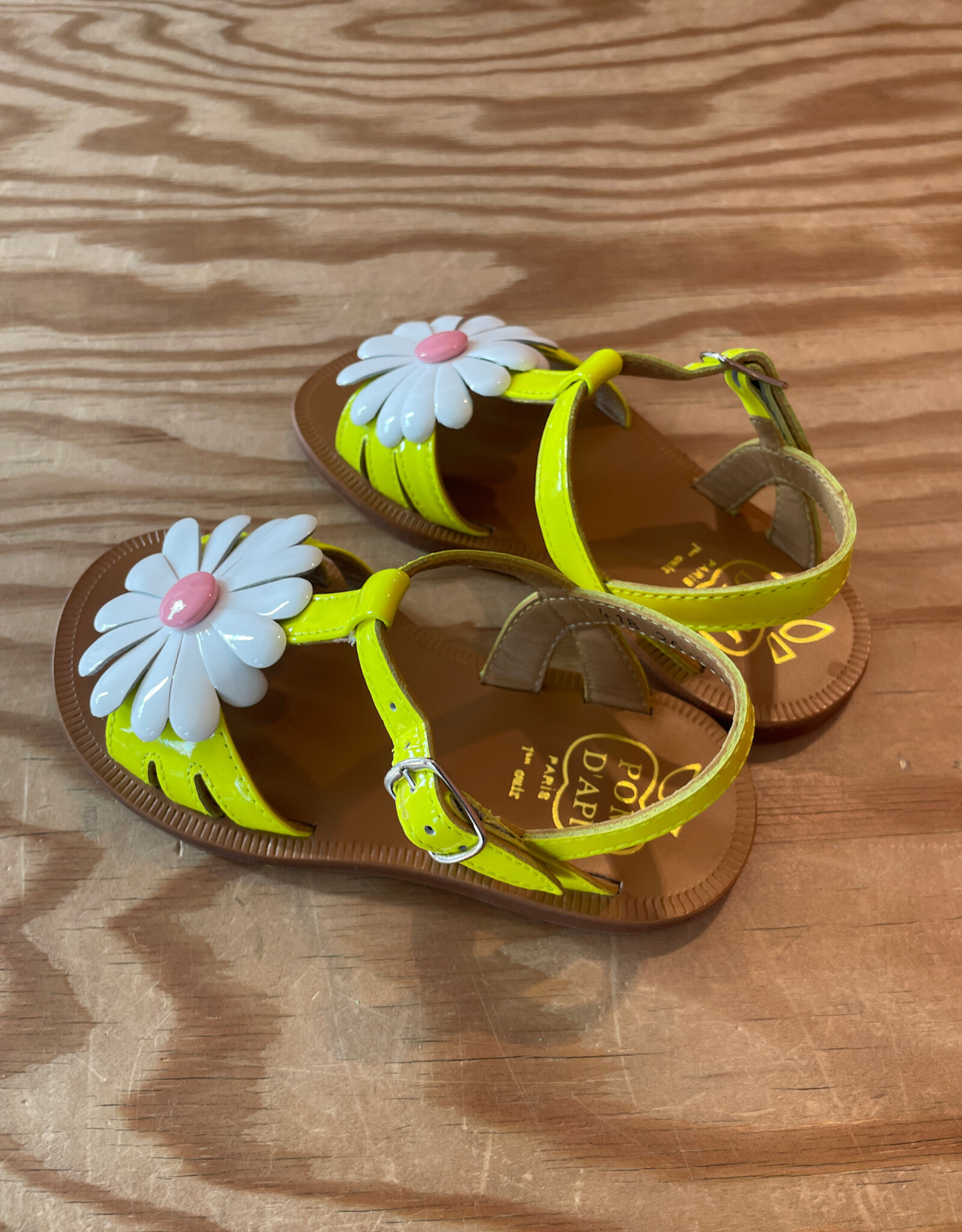 POM D'API POM D'API PLAGETTE BIG FLO LIME 31