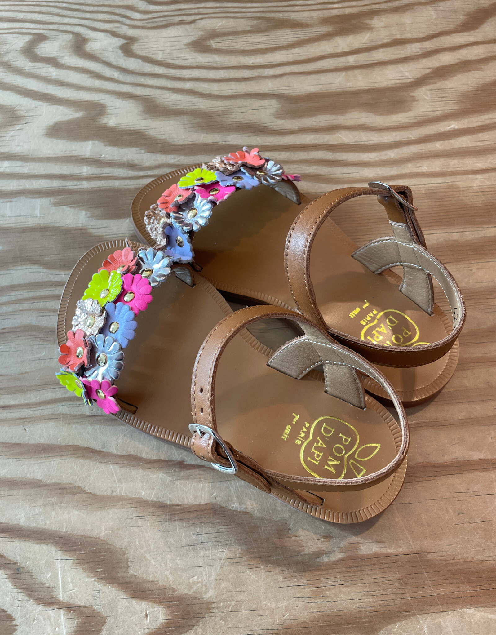 POM D'API POM D'PAI PLAGETTE MULTI FLO CUERO MULTI