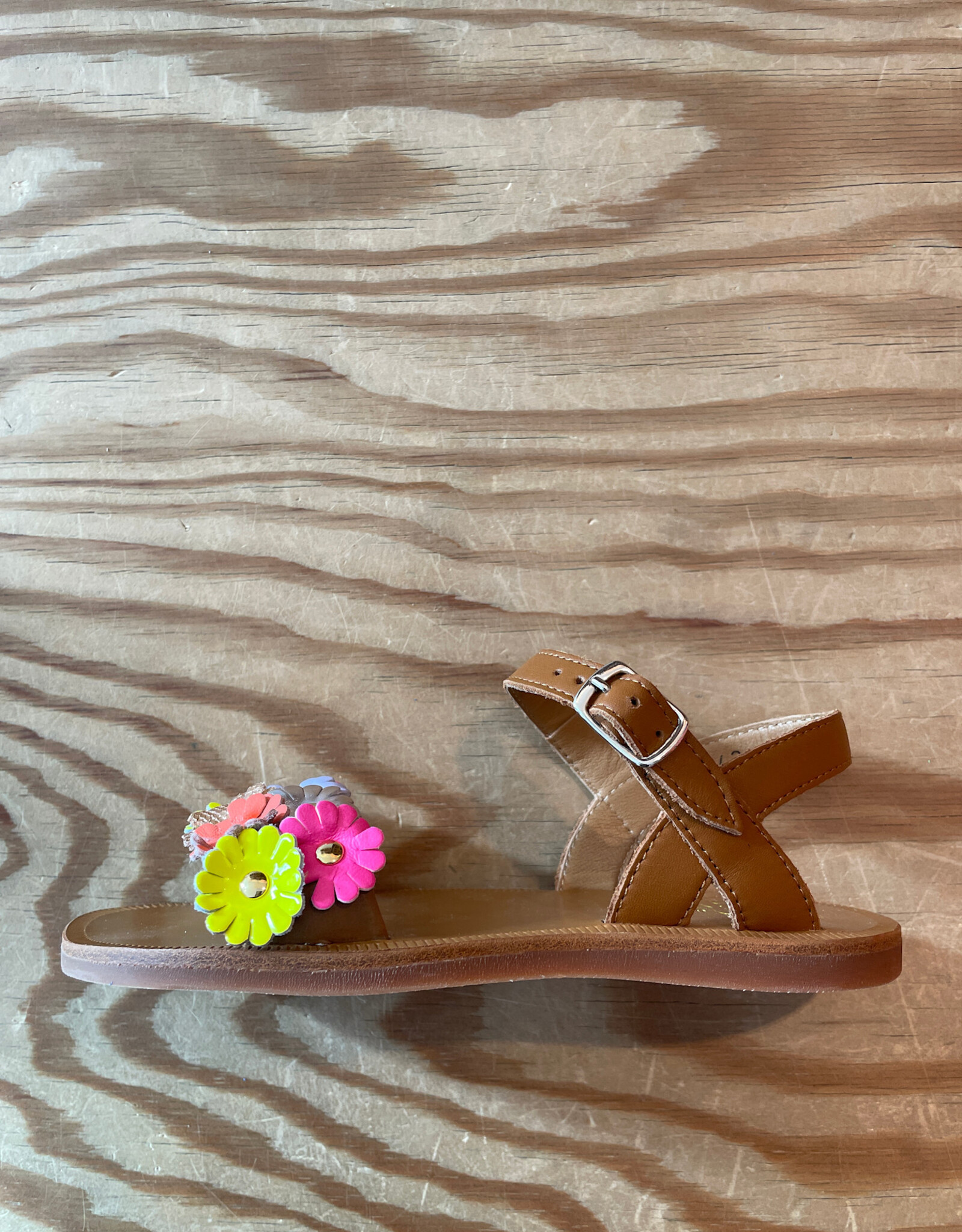 POM D'API POM D'API PLAGETTE MULTI FLO CUERO MULTI