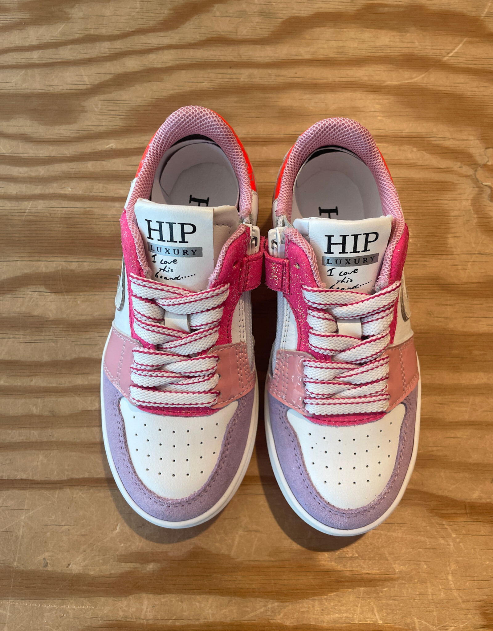HIP/PINOCCHIO HIP H1015 LEDEREN SNEAKERSFUXIA