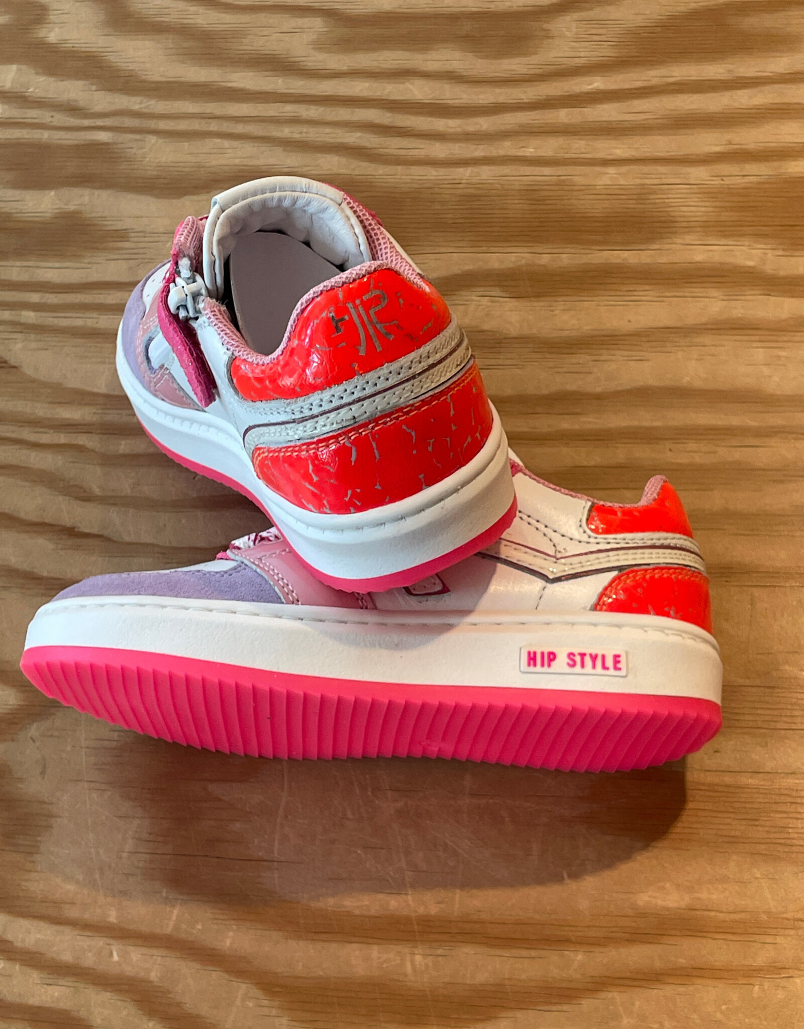 HIP/PINOCCHIO HIP H1015 LEDEREN SNEAKERSFUXIA