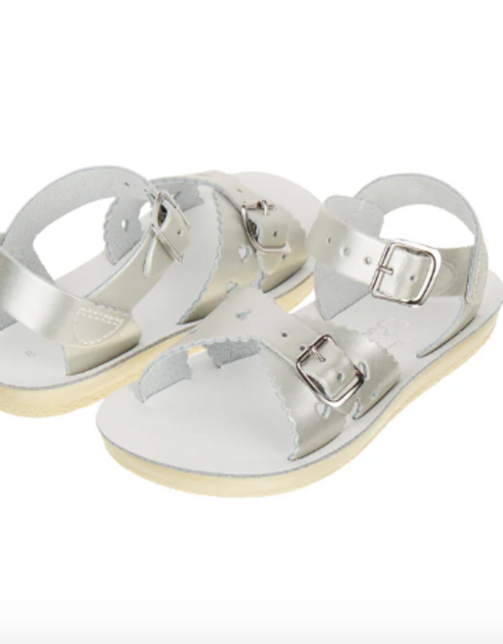 SALT-WATER SANDALS SALT-WATER SANDALS SWEETHEART SILVER