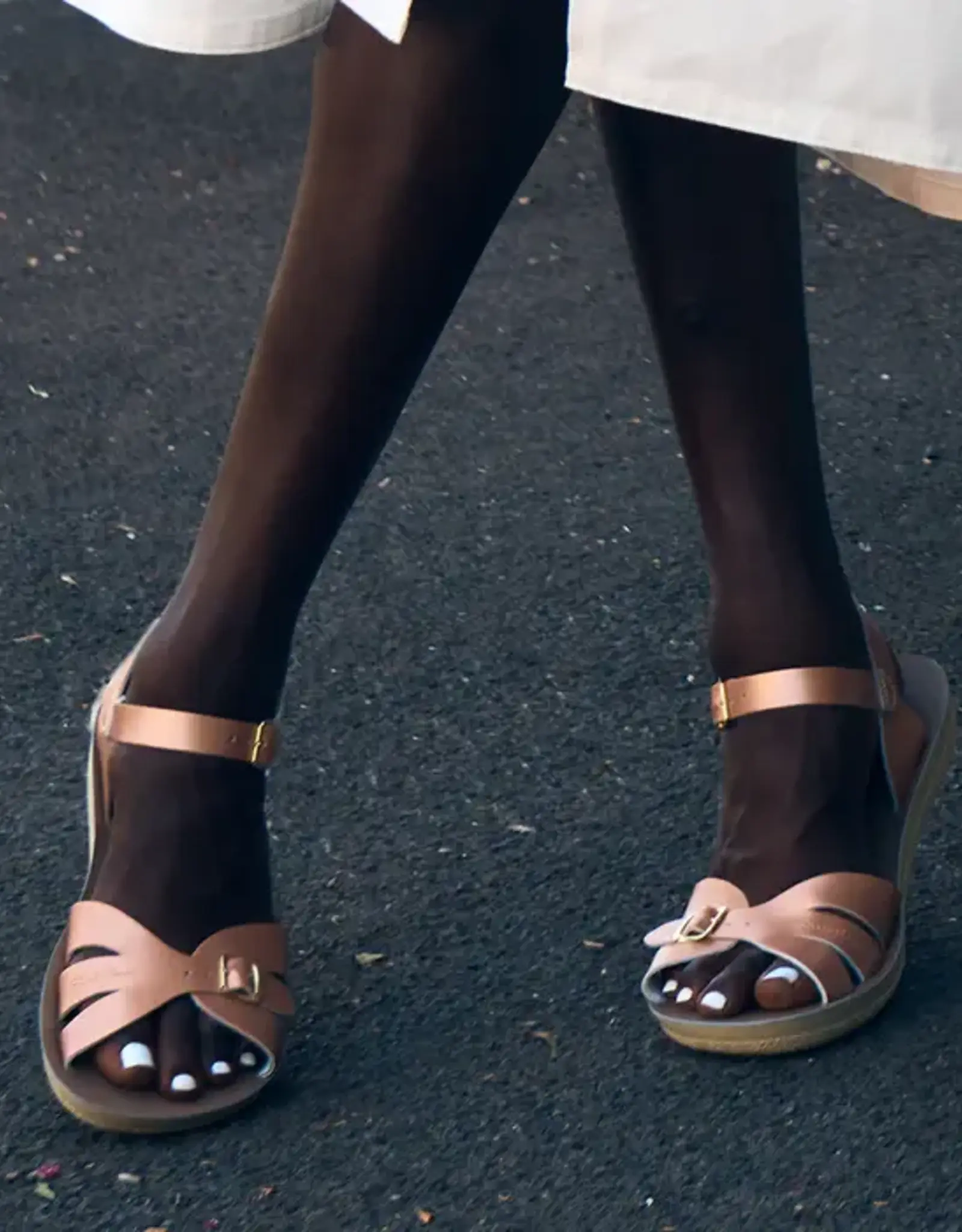 SALT-WATER SANDALS SALT-WATER SANDALS BOARDWALK ROSE GOLD