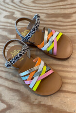 POM D'API POM D'API PLAGETTE SANDALEN GESP LUX BLANC MULTI FRESH