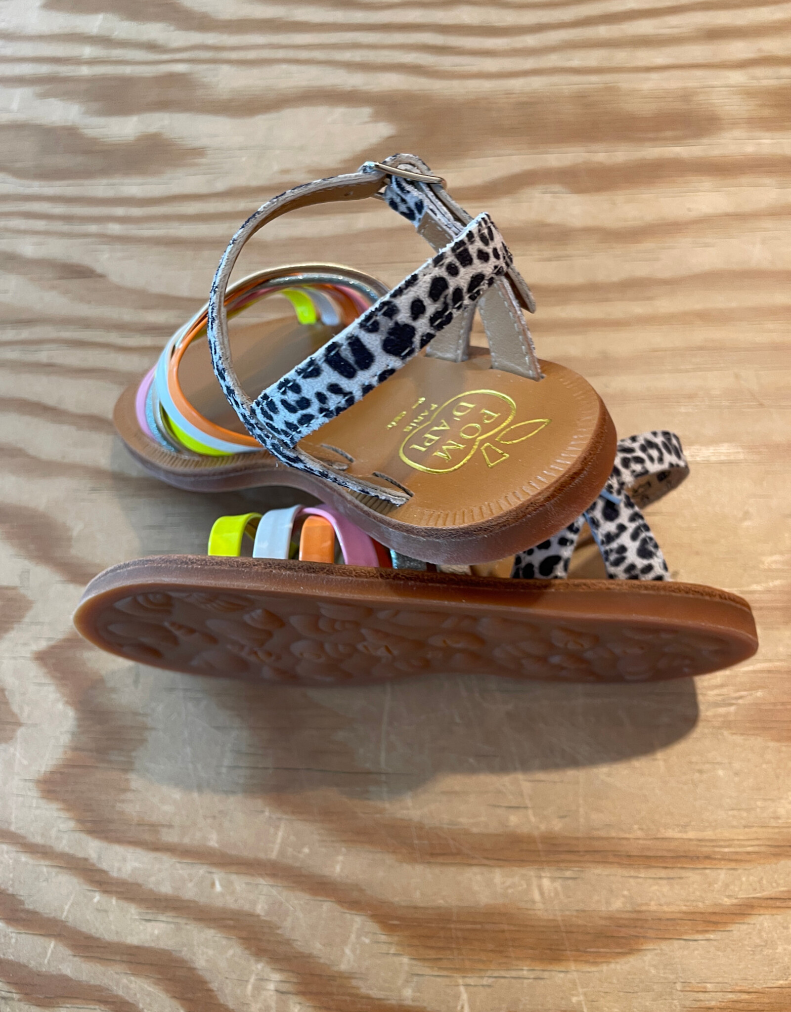 POM D'API POM D'API PLAGETTE SANDALEN GESP LUX 20 BLANC MULTI FRESH