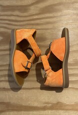 POM D'API POM D'API POPPY DADDY VELOURS SANDALEN ARANCIO