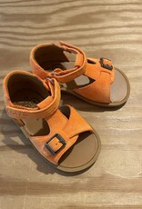 POM D'API POM D'API POPPY DADDY VELOURS SANDALEN ARANCIO