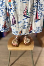 POM D'API POM D'API PLAGETTE POMPOM SANDALEN LAM ORO PALA CREMA