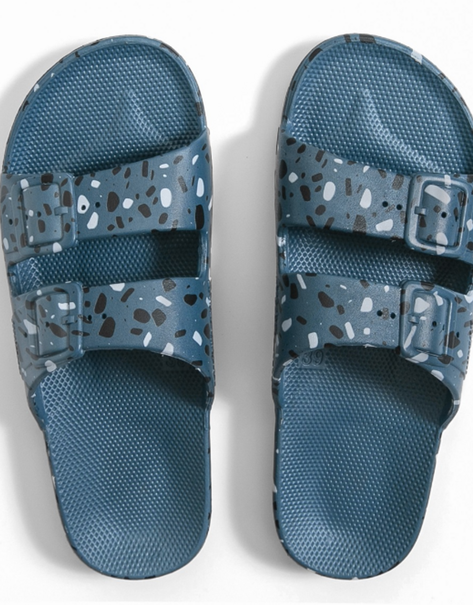 FREEDOM MOSES FREEDOM MOSES MAXI SEA BLUE SLIPPERS
