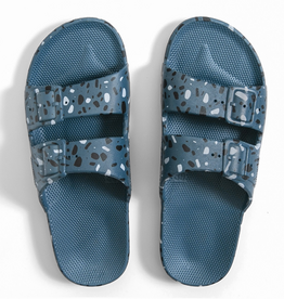FREEDOM MOSES FREEDOM MOSES MAXI SEA BLUE SLIPPERS