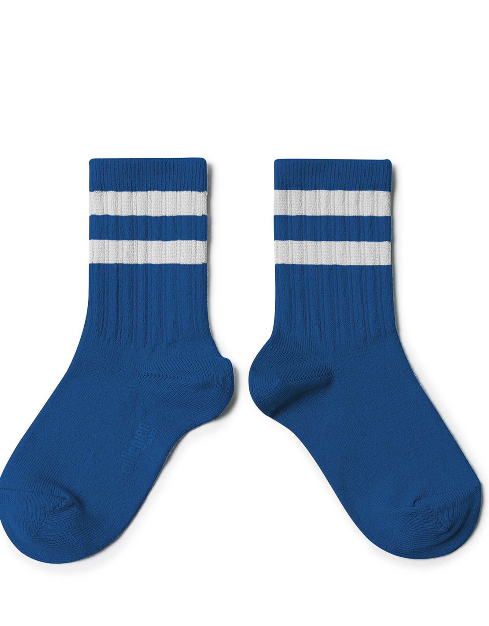 COLLÉGIEN COLLÉGIEN CHAUSSETTES NICO RAYURES SPORT BLEU SAPHIR