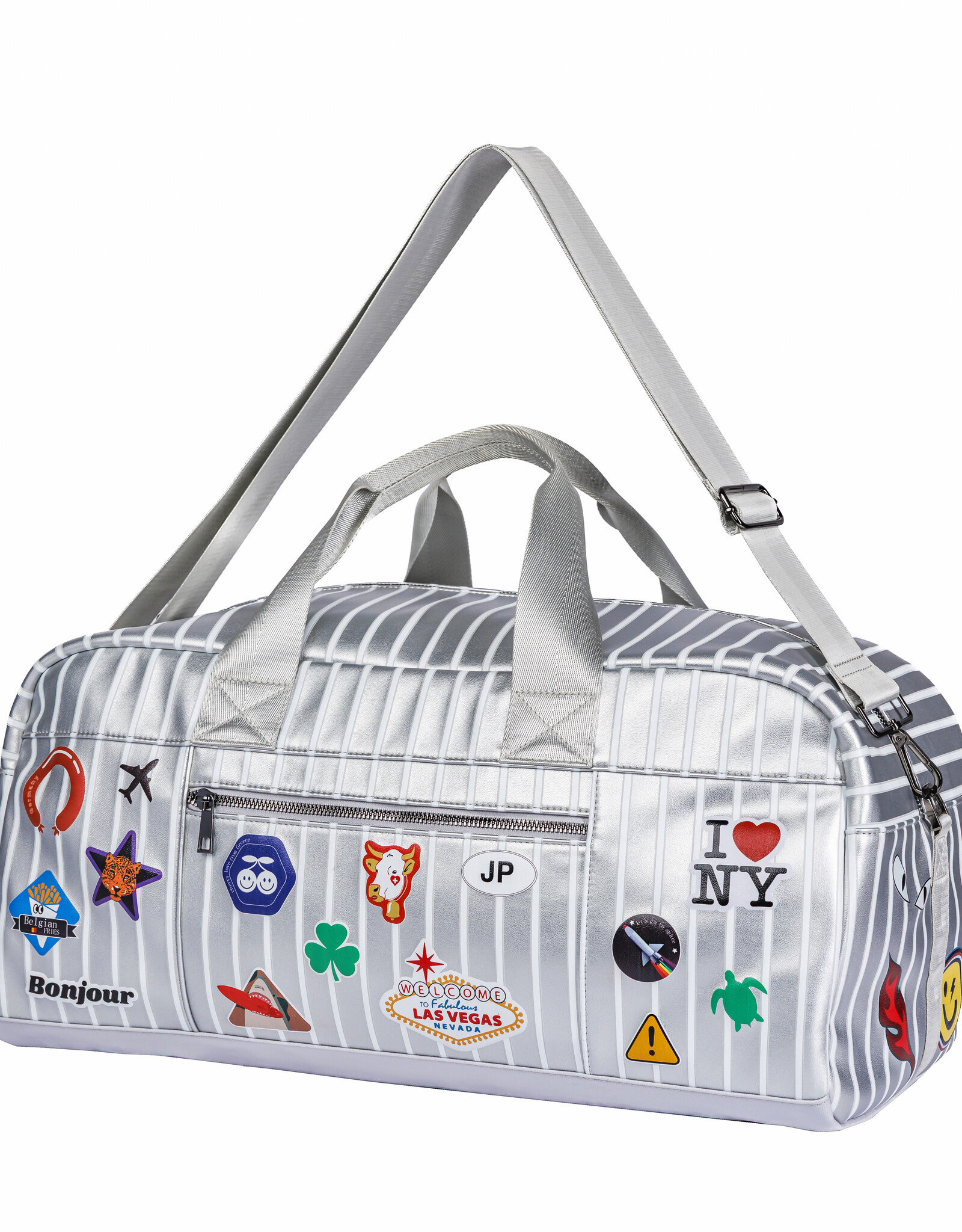 JEUNE PREMIER JEUNE PREMIER CAROLINE WEEKEND BAG JETSETTER SILVER