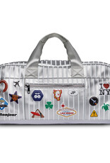 JEUNE PREMIER JEUNE PREMIER CAROLINE WEEKEND BAG JETSETTER SILVER