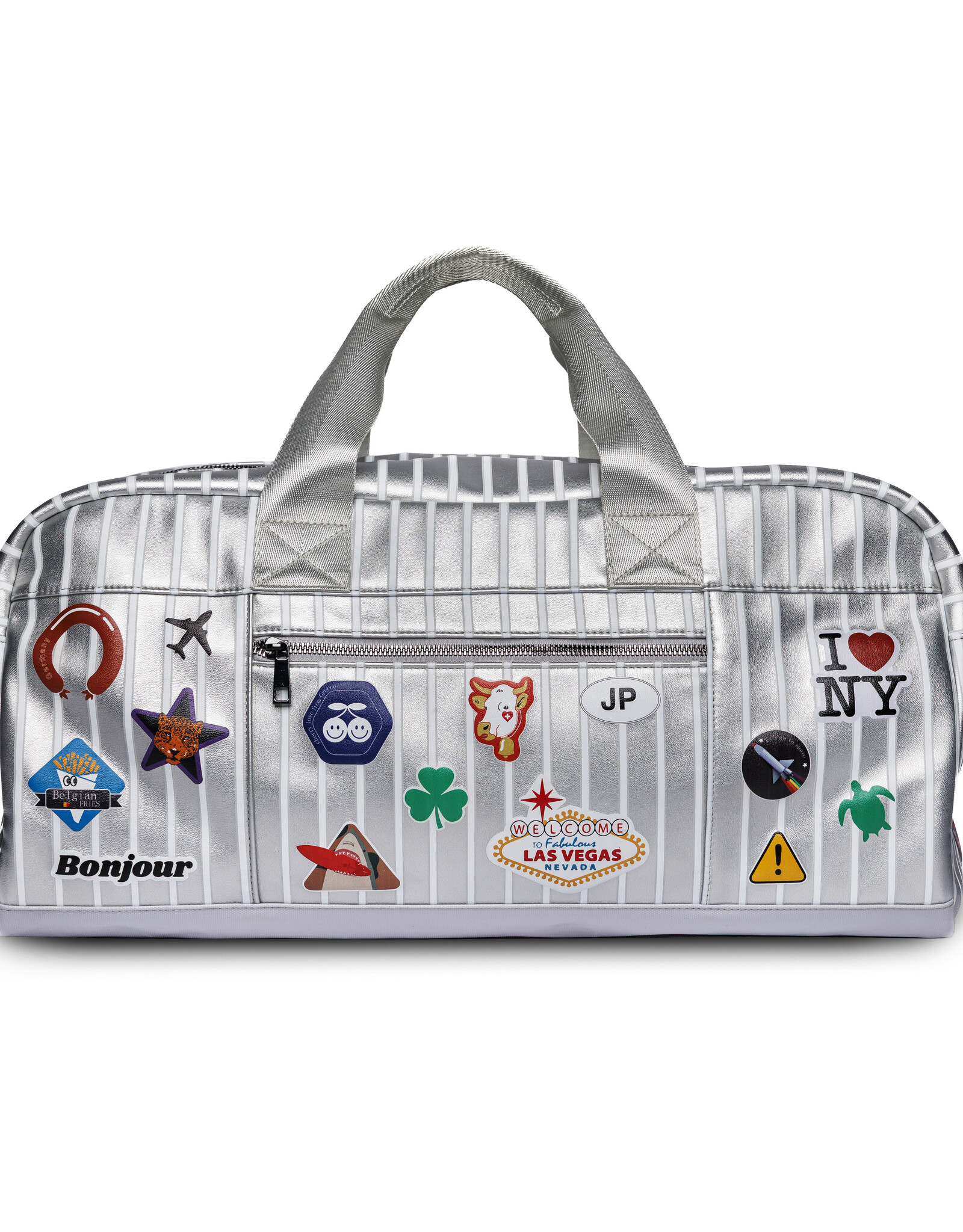 JEUNE PREMIER JEUNE PREMIER CAROLINE WEEKEND BAG JETSETTER SILVER