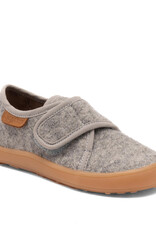 BISGAARD BISGAARD PAV GREY WOOL HOME SHOES