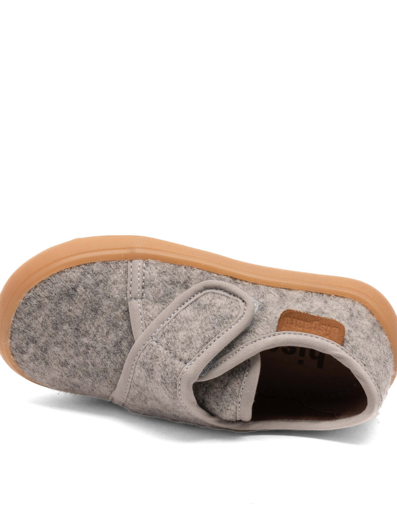 BISGAARD BISGAARD GREY WOOL HOME SHOES