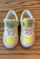 RONDINELLA RONDINELLA lederen sneakers BIANCO/YELLOW