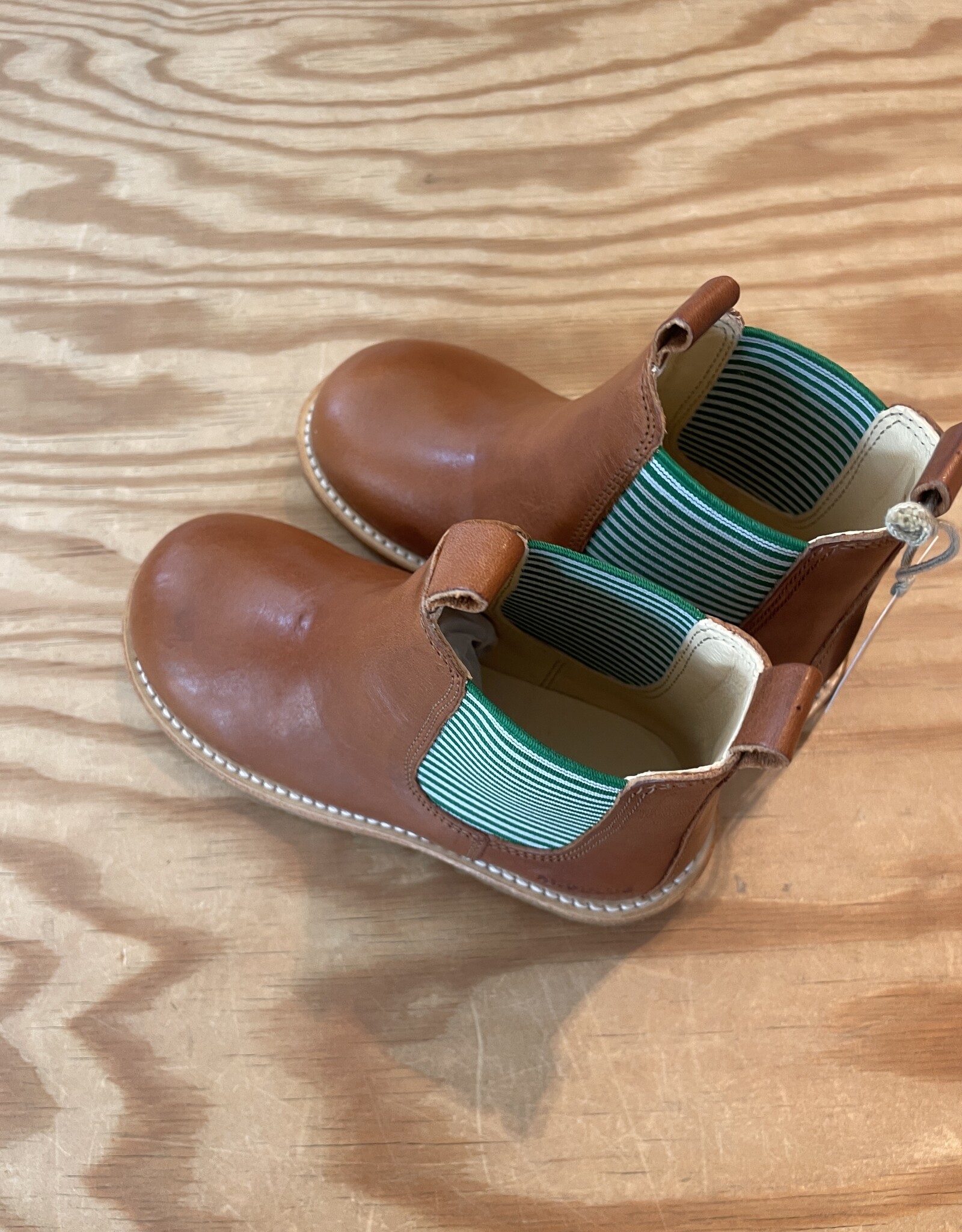 ANGULUS ANGULUS CHELSEA BOOT COGNAC/STRIPES