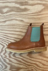 ANGULUS ANGULUS CHELSEA BOOT COGNAC/STRIPES