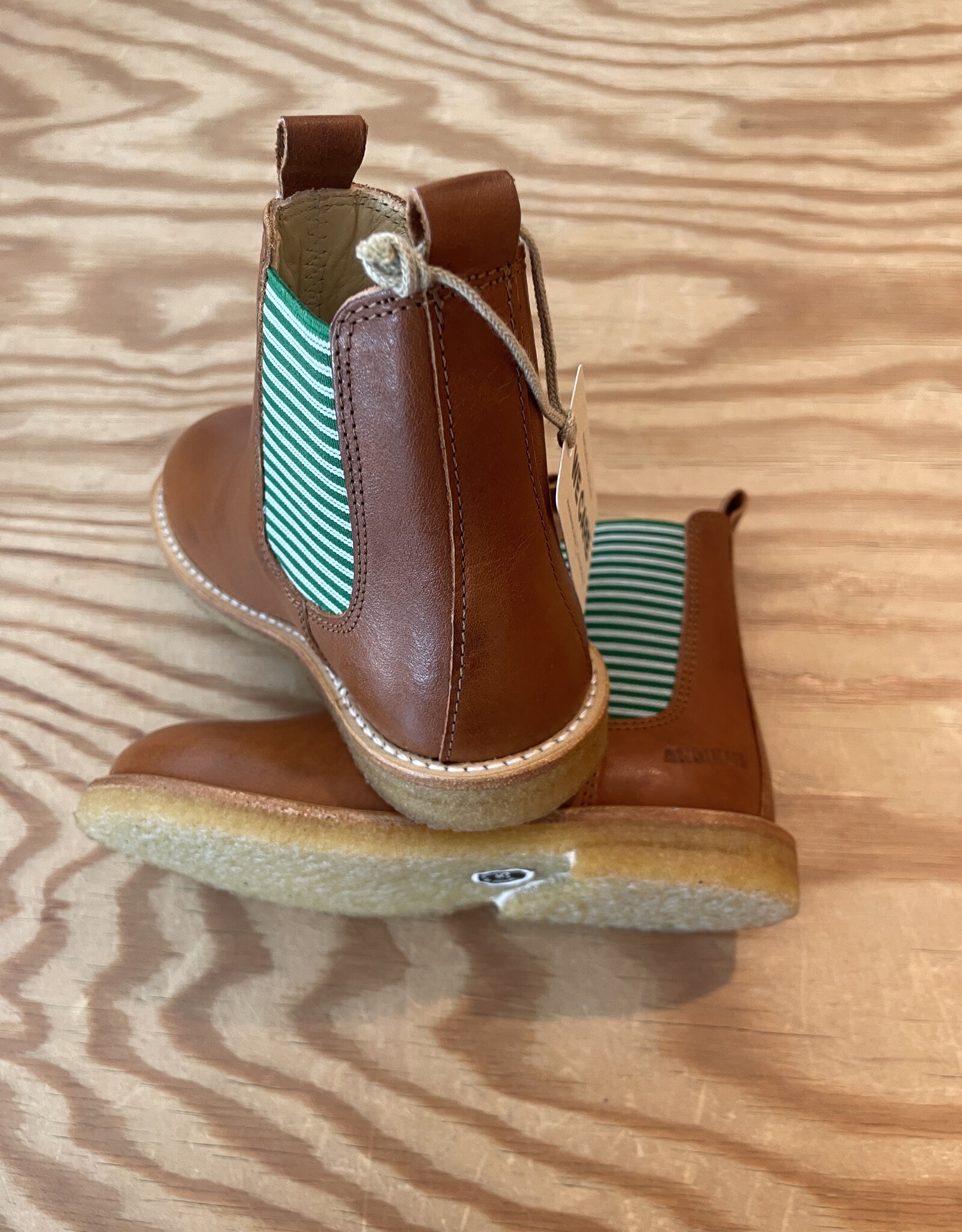 ANGULUS ANGULUS CHELSEA BOOT COGNAC/STRIPES