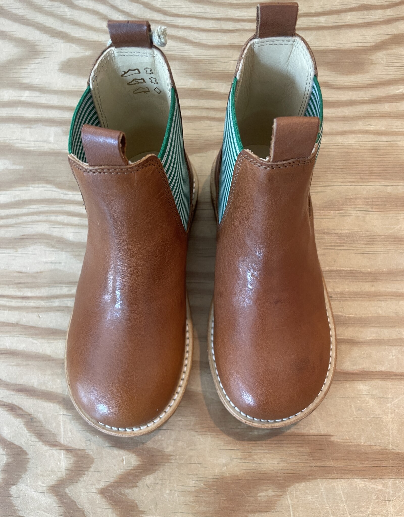 ANGULUS ANGULUS CHELSEA BOOT COGNAC/STRIPES