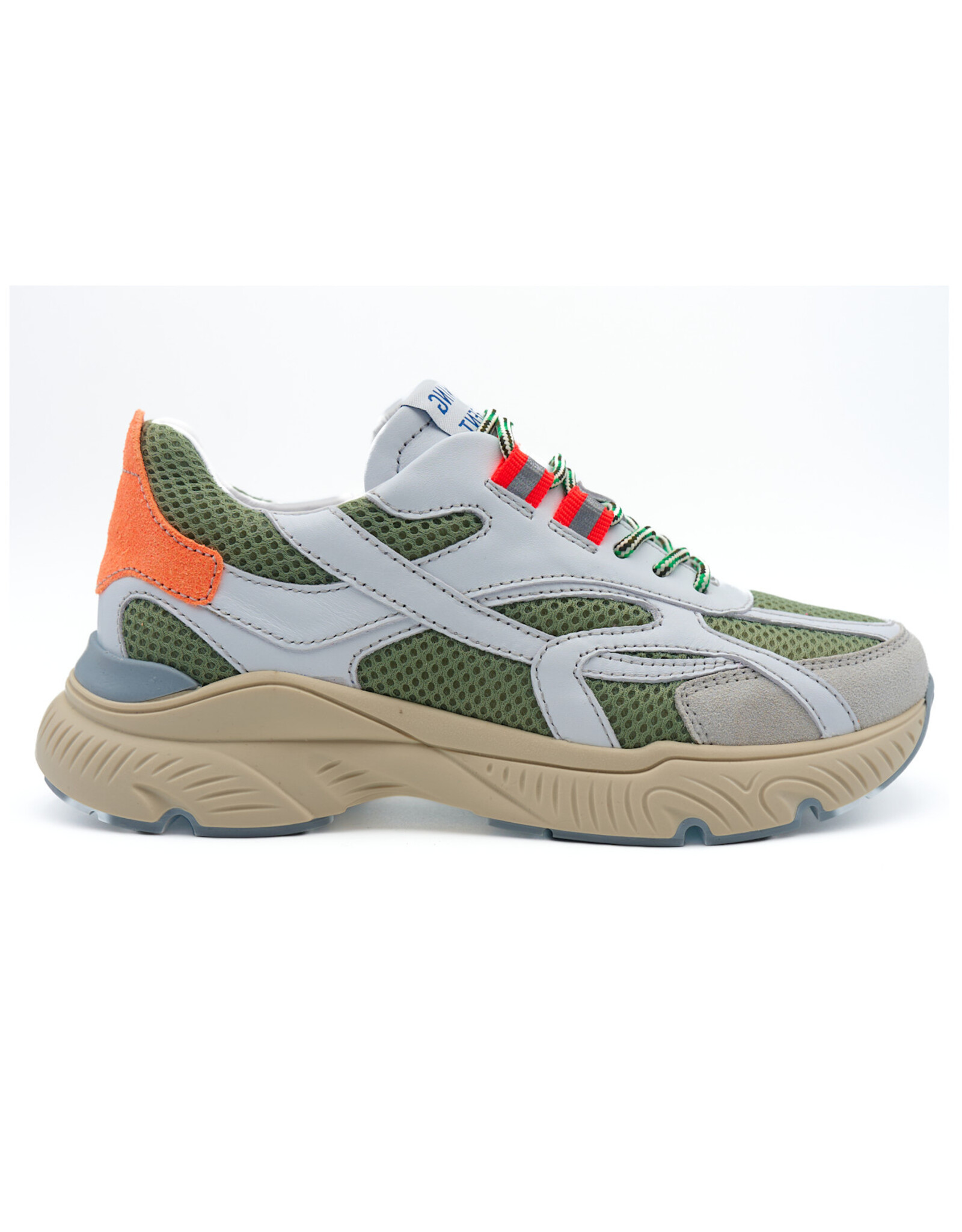 ROMAGNOLI ROMAGNOLI lederen runner MESH VERDE AMAZONIA