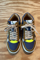 ROMAGNOLI ROMAGNOLI HIGHTOP SNEAKER BLU/BORDO