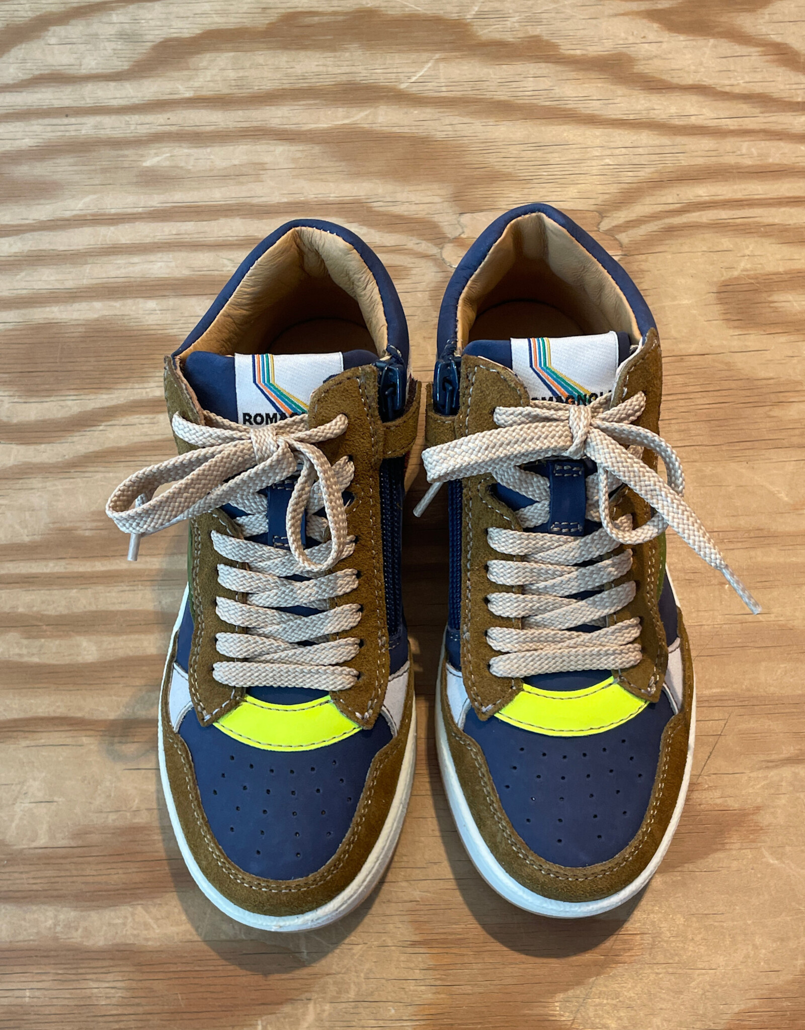 ROMAGNOLI ROMAGNOLI HIGHTOP SNEAKER BLU/BORDO