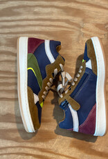 ROMAGNOLI ROMAGNOLI HIGHTOP SNEAKER BLU/BORDO
