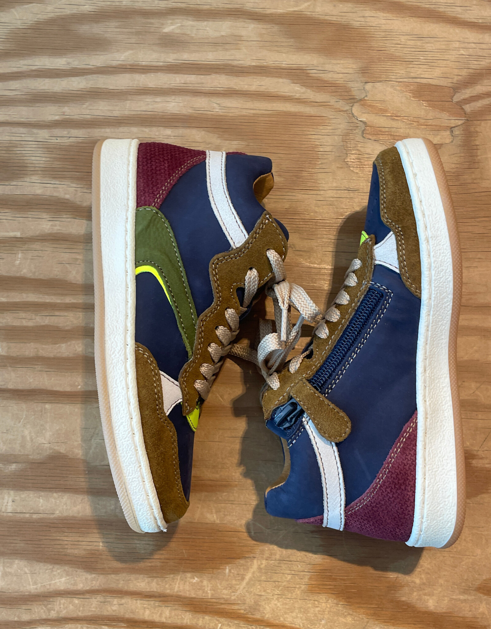 ROMAGNOLI ROMAGNOLI HIGHTOP SNEAKER BLU/BORDO