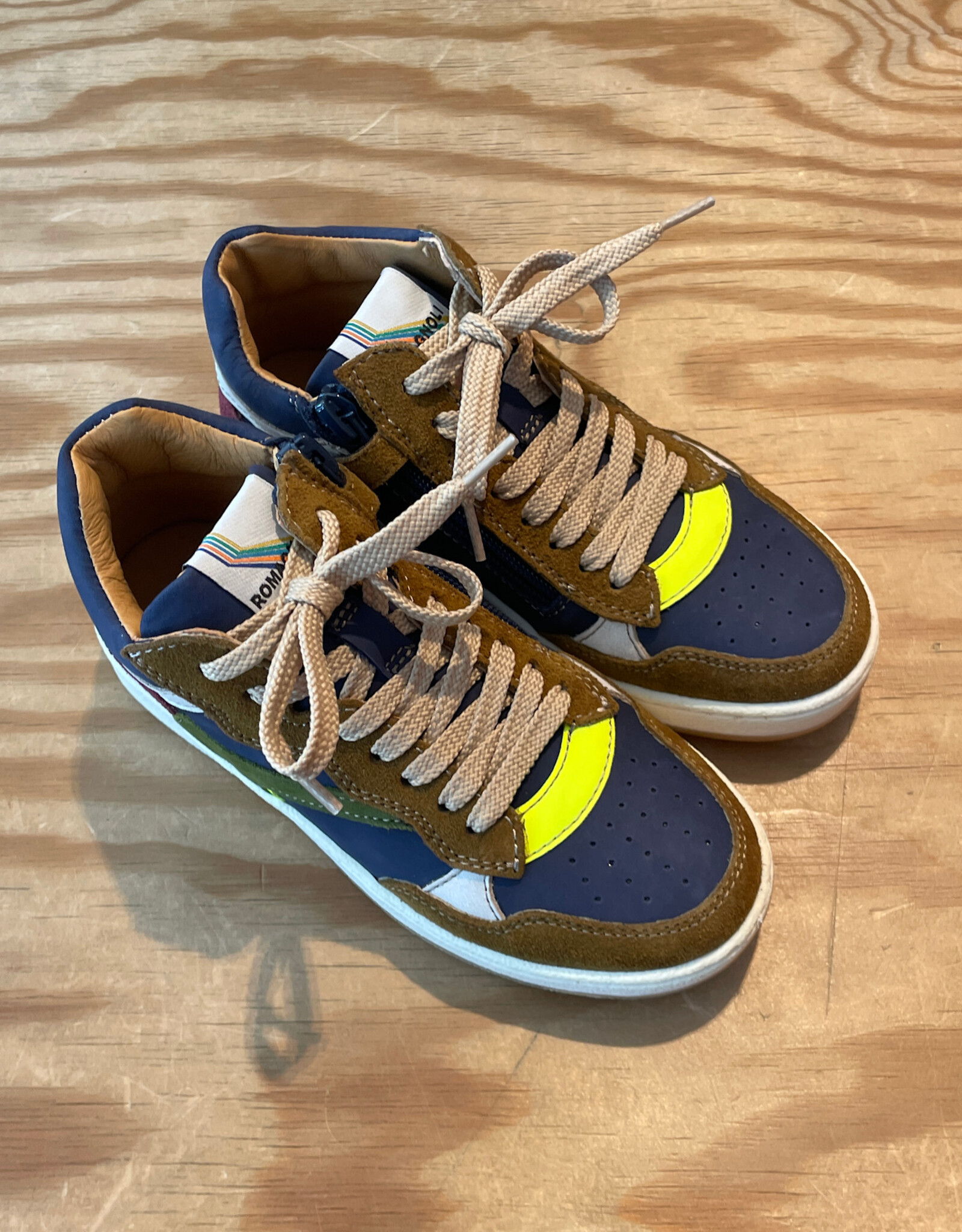 ROMAGNOLI ROMAGNOLI HIGHTOP SNEAKER BLU/BORDO