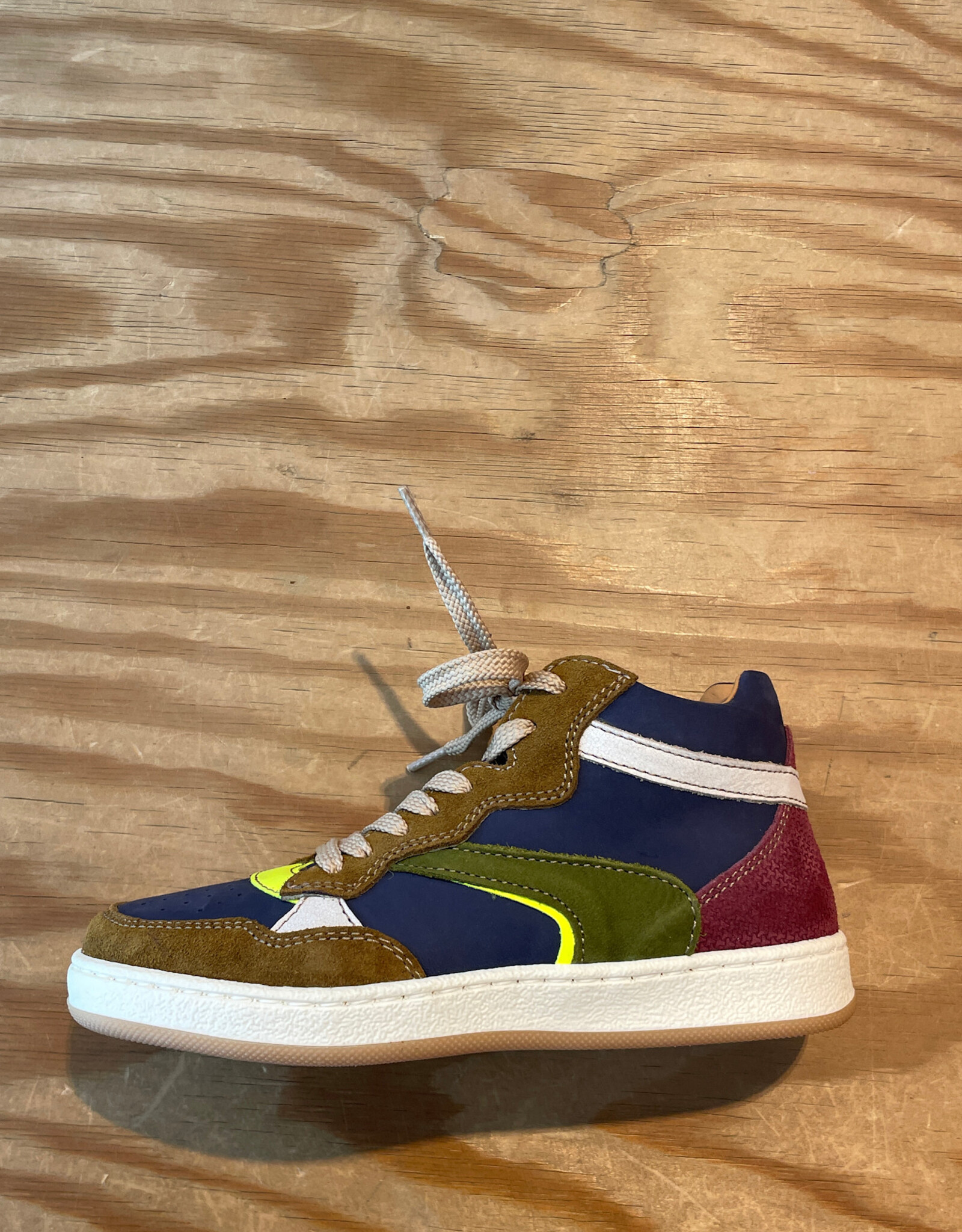 ROMAGNOLI ROMAGNOLI HIGHTOP SNEAKER BLU/BORDO