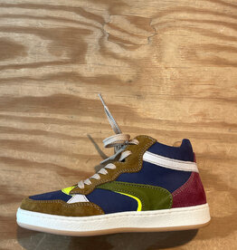 ROMAGNOLI ROMAGNOLI HIGHTOP SNEAKER BLU/BORDO