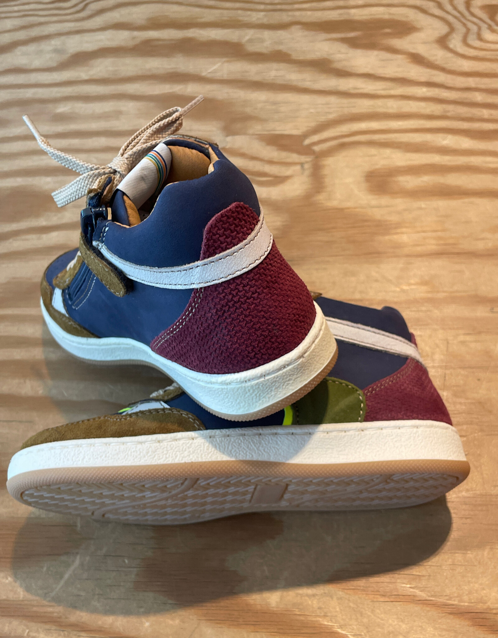 ROMAGNOLI ROMAGNOLI HIGHTOP SNEAKER BLU/BORDO