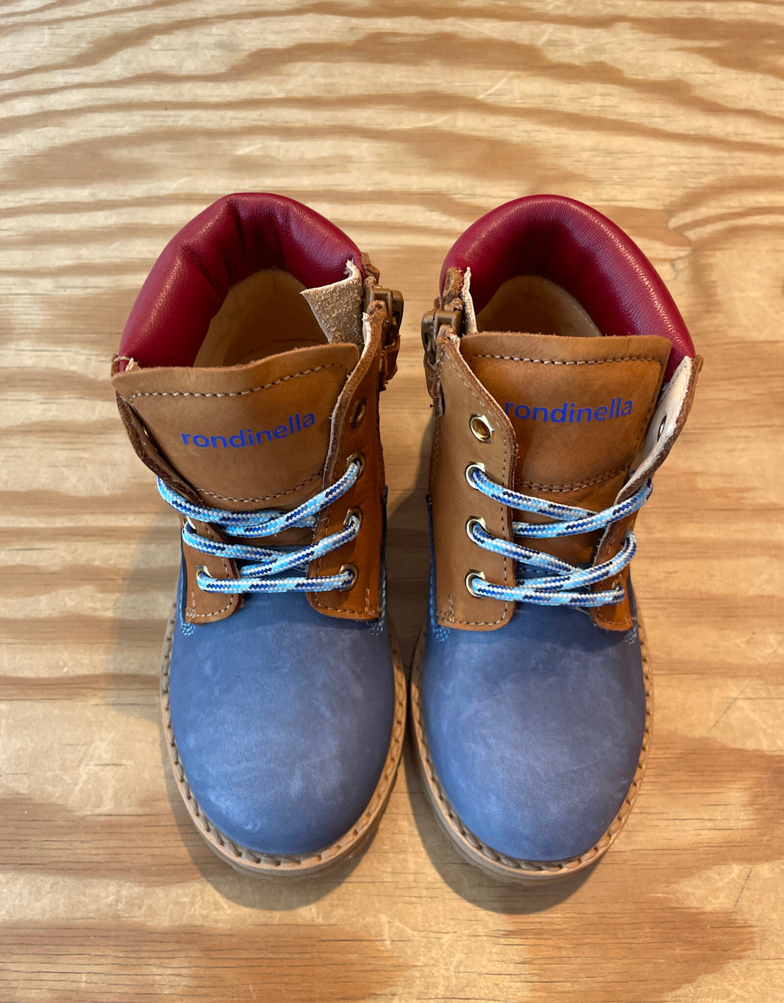 RONDINELLA RONDINELLA 4432-4 BOOTS BLU/ROSSO